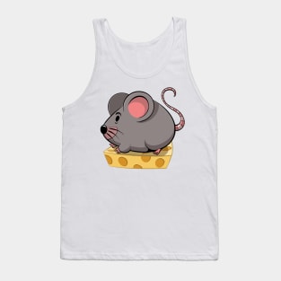 Little Mouse on Cheese Tank Top